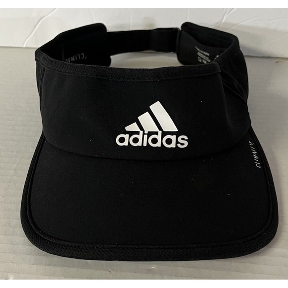 Black Adidas Climalite Visor Adjustable‎ - Picture 1 of 6